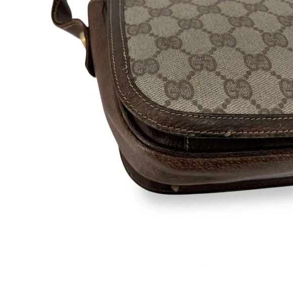Gucci Beige and Dark Brown Crossbody Bag - Picture 8 of 16